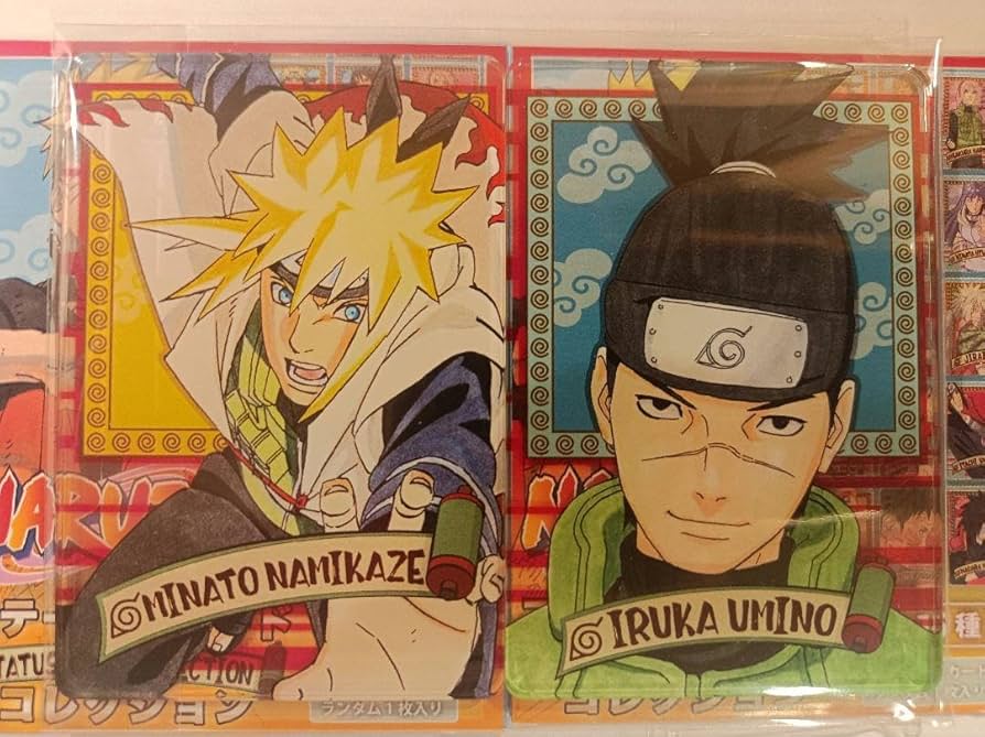 ナルト　初期　ブロマイド　カード　イルカ先生　うみのイルカ　② NARUTO うみのイルカ カード - メルカリ
